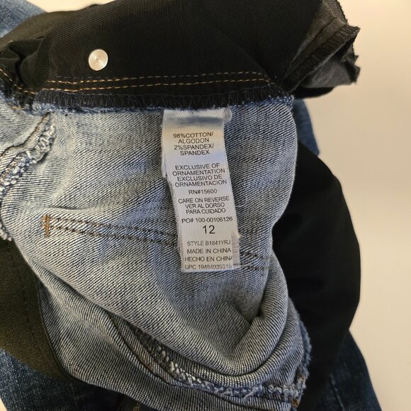 Democracy "Ab" Solution Cuffed Distressed Girlfriend Jeans - Picture 4 of 9